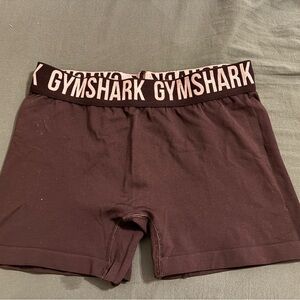 Gymshark Women's Dark Brown Athletic Shorts